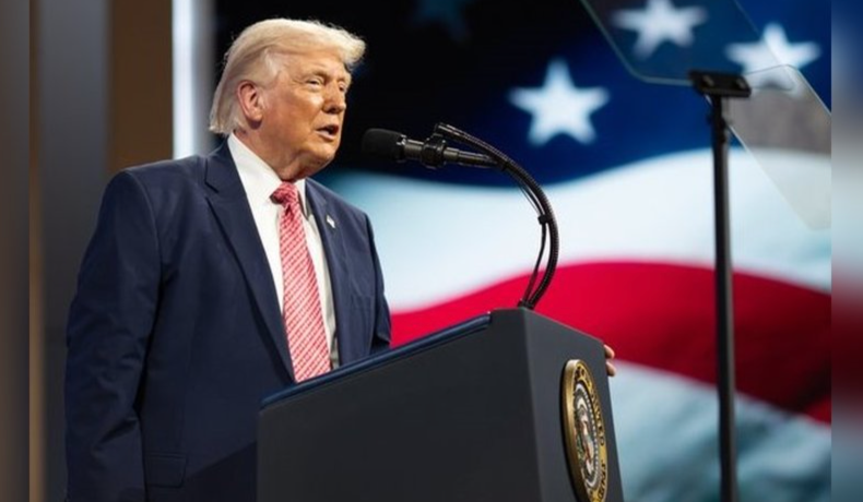 Trump ties Iran action to market resilience