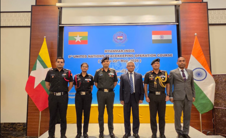 India begins UN peacekeeping training for Myanmar officers in Naypyidaw