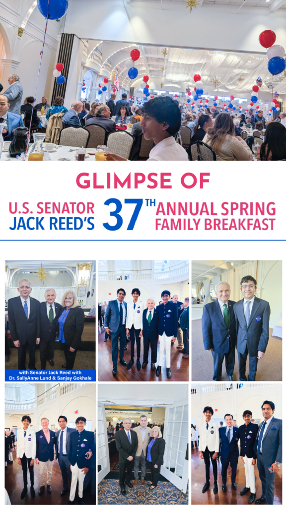 Indian Americans join Senator Jack Reed’s Spring Breakfast to foster community relationships
