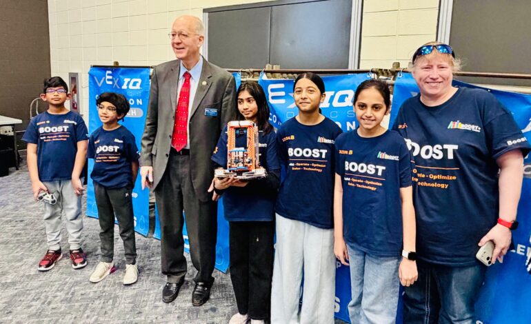 Naperville’s Boost+ Robotics Team wins Illinois State Excellence Award, advances to world championship