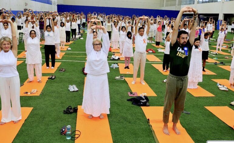 Chicagoland hosts major International Yoga Day celebration in Naperville