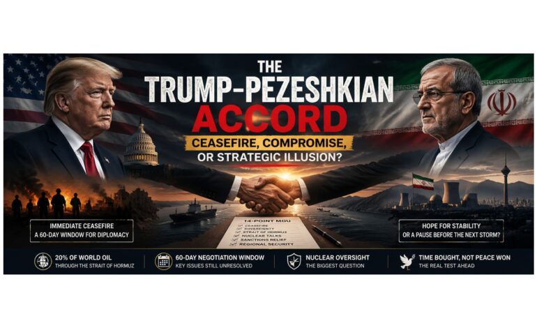 The Trump–Pezeshkian accord Ceasefire, compromise, or strategic illusion?