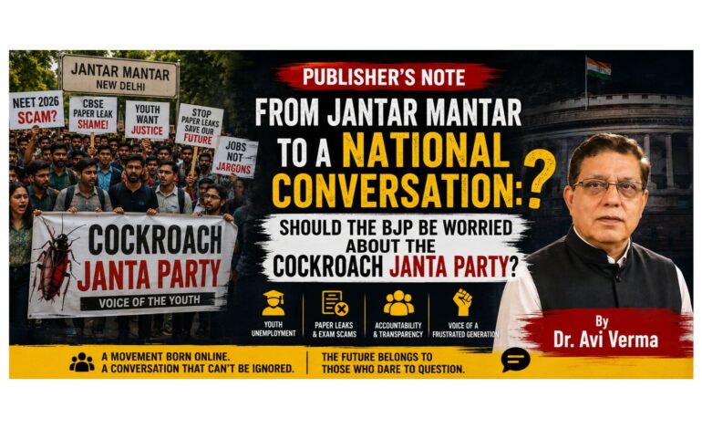 From Jantar Mantar to a national conversation: Should the BJP be worried about the Cockroach Janta Party?