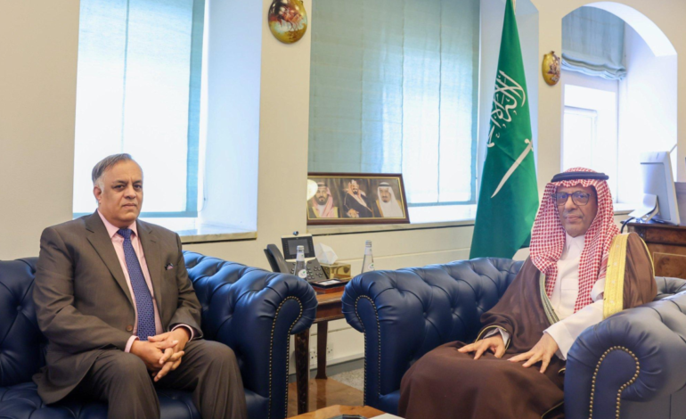 Indian Ambassador reviews bilateral cooperation with Saudi Arabia’s deputy minister