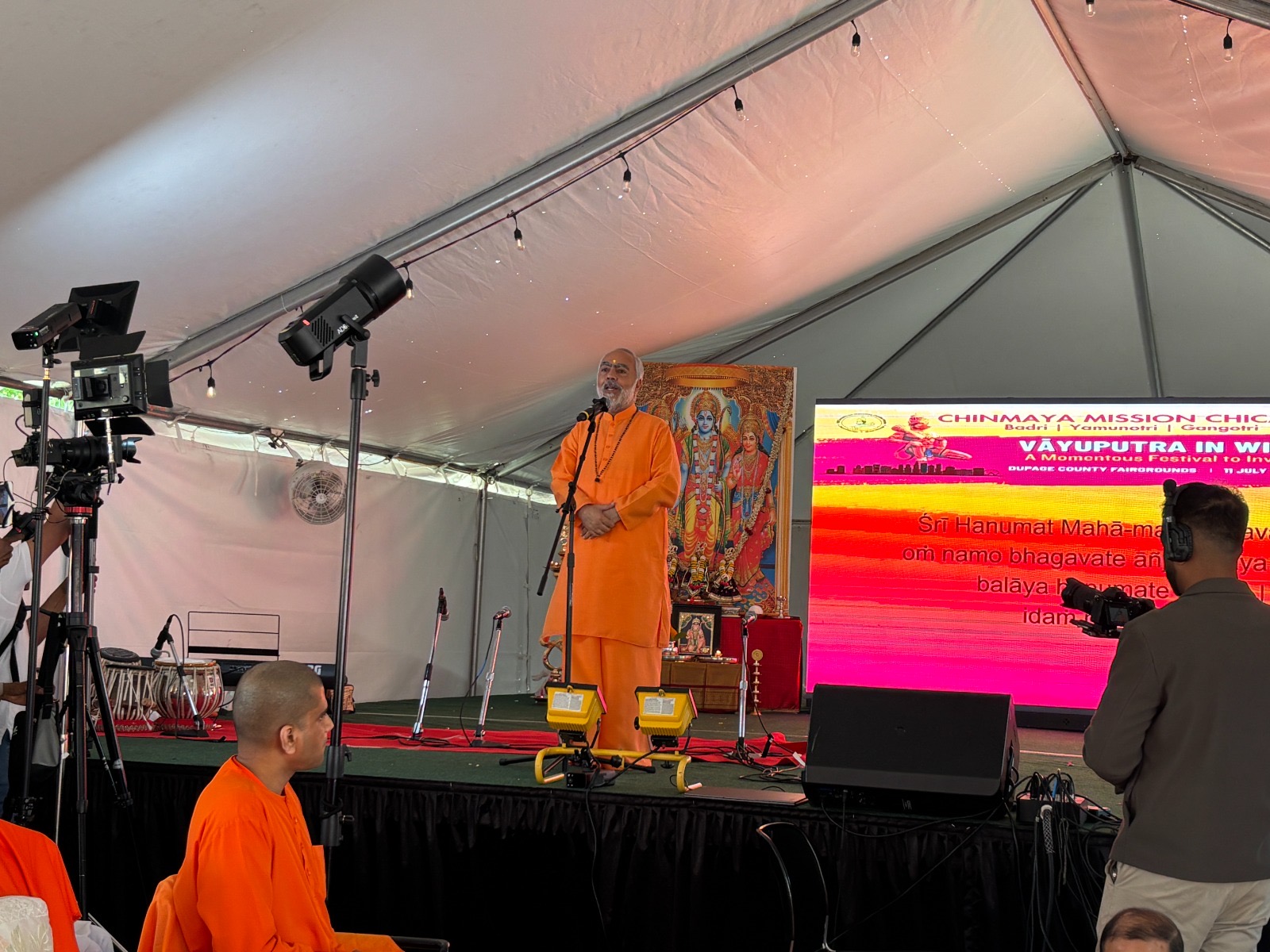 Chicago celebrates Chinmaya Mission’s 75th anniversary with grand Hanuman Chalisa Mahayajna