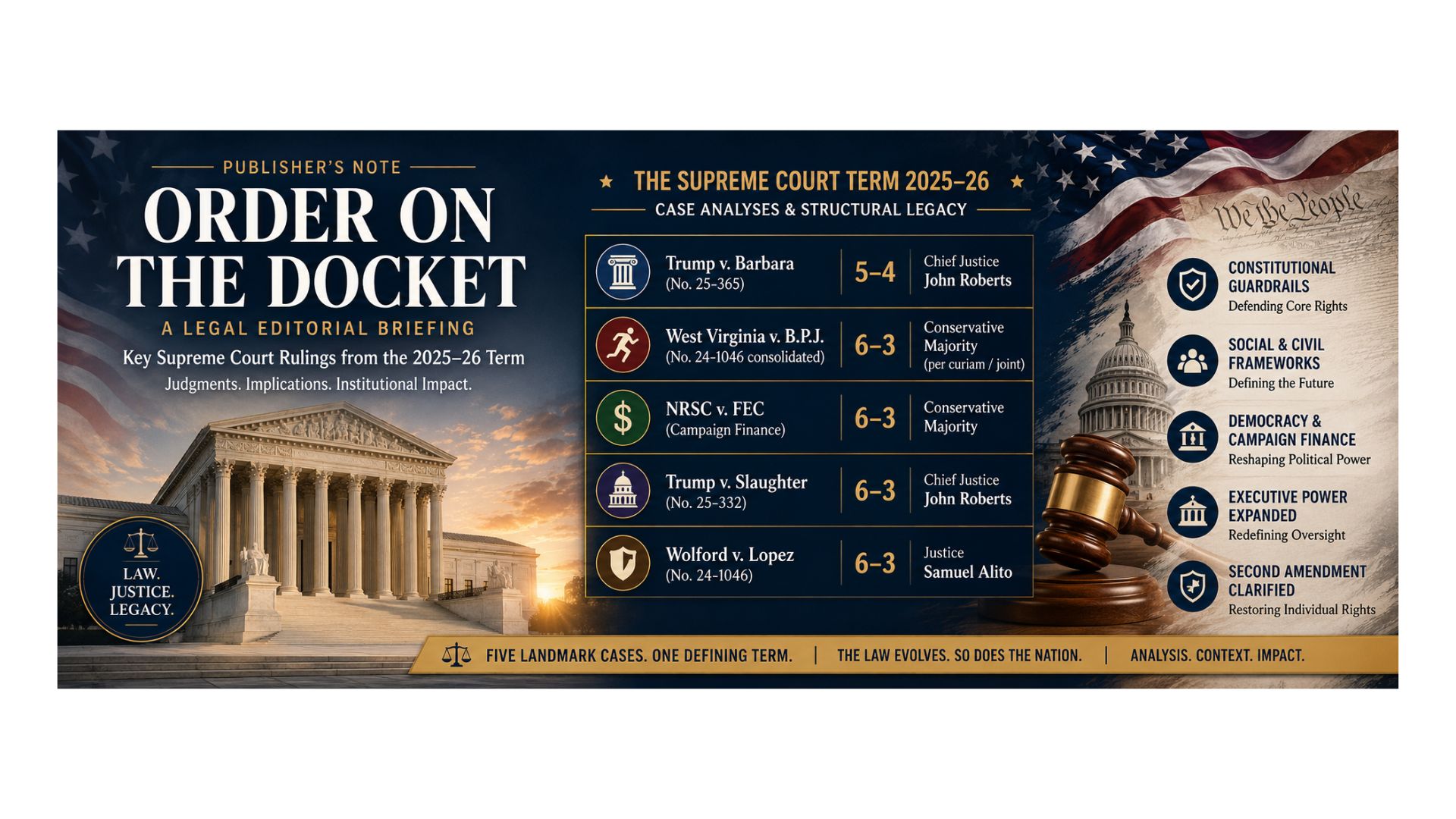 A Supreme Court term that reshaped power in America
