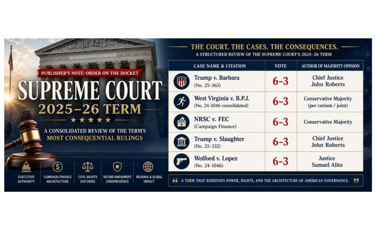 A Supreme Court term that reshaped power in America