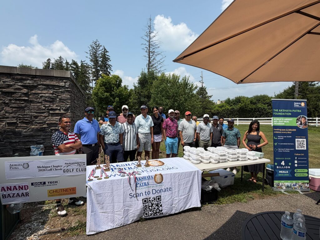 Akshaya Patra Michigan Chapter's Golf Classic raises support for children's school meals