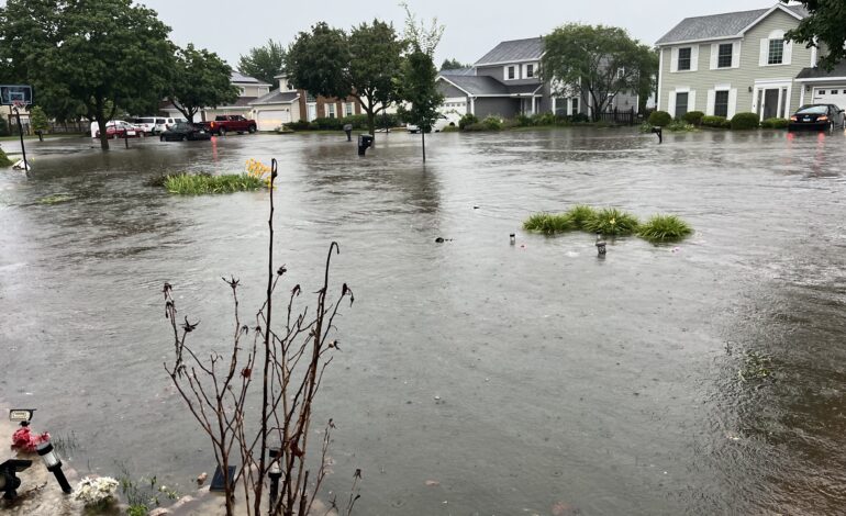 Heavy rain causes extensive flooding in Hanover Park as America marks 250th Independence Anniversary