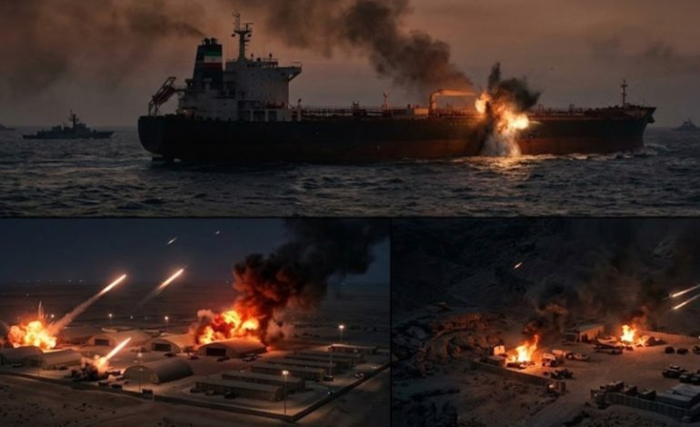 US strikes Iran as Tehran retaliates against Gulf bases; conflict widens amid Strait of Hormuz tensions