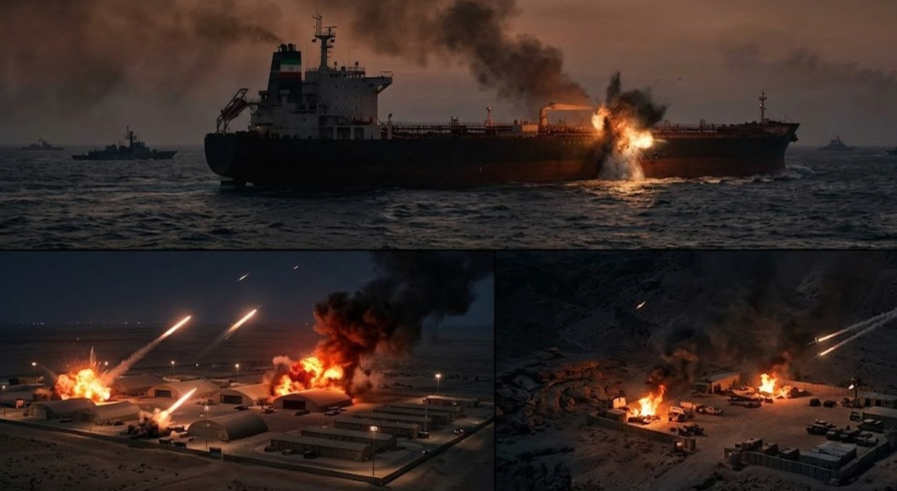 US strikes Iran as Tehran retaliates against Gulf bases; conflict widens amid Strait of Hormuz tensions