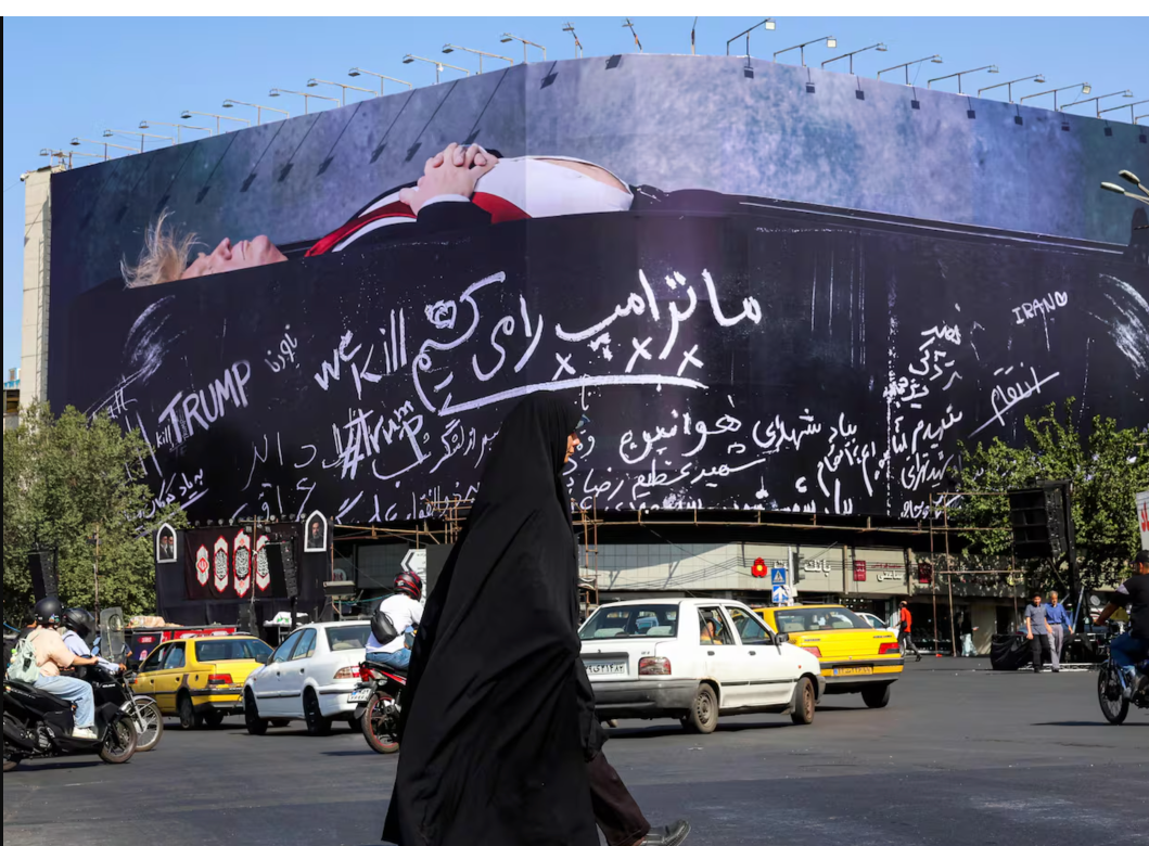 Iran’s ‘We Will Kill Trump’ billboard sparks international debate