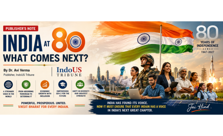 India at 80: What Comes Next?