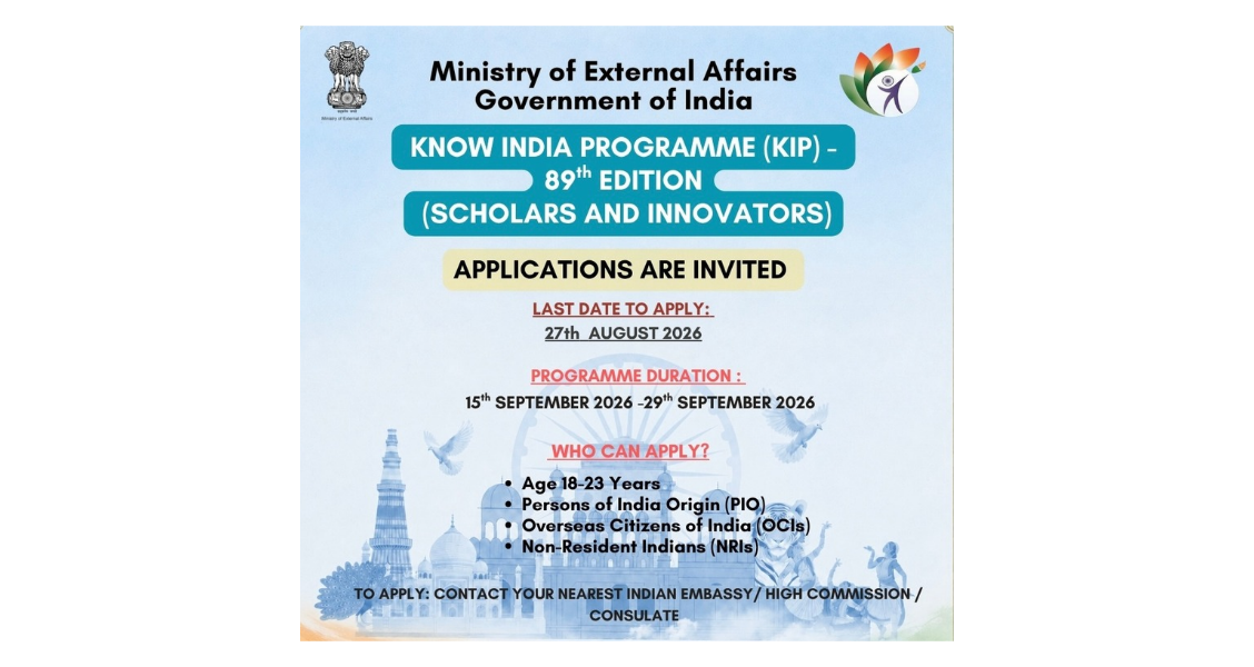 89th Know India Programme invites young Indian diaspora to explore India’s growth story