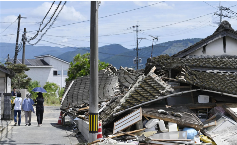 Japan earthquake death toll rises to 34 as rescue operations continue
