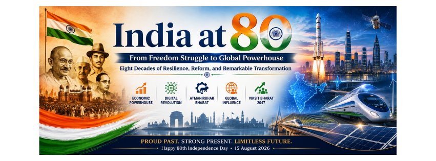 India at 80: From Freedom Struggle to Global Powerhouse