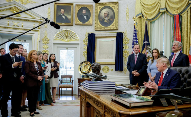 Trump administration faces lawsuit after barring major news outlets from White House