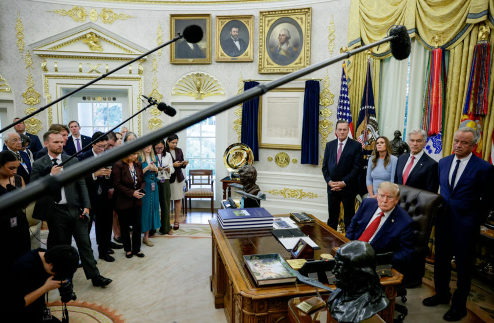 CNN, MS NOW and Politico sue U.S. administration over Trump’s White House press ban