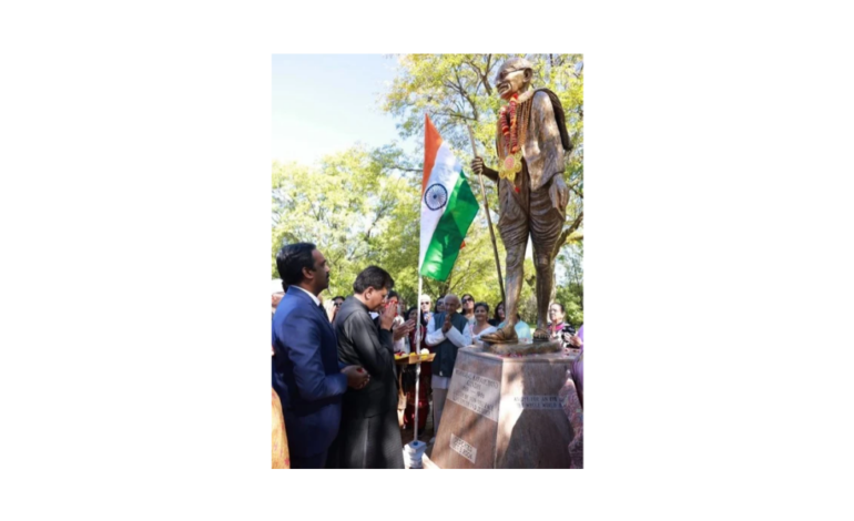 Skokie celebrates 157th birth anniversary of Mahatma Gandhi, remembers Lal Bahadur Shastri