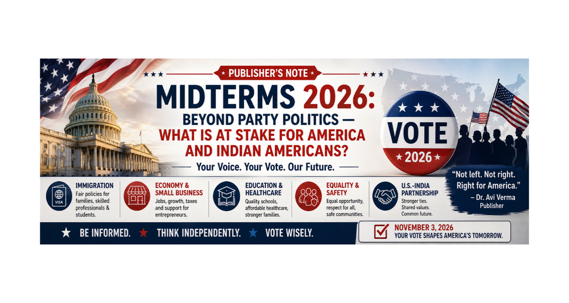 Midterms 2026: Beyond Party Politics — What Is at Stake for America and Indian Americans? 