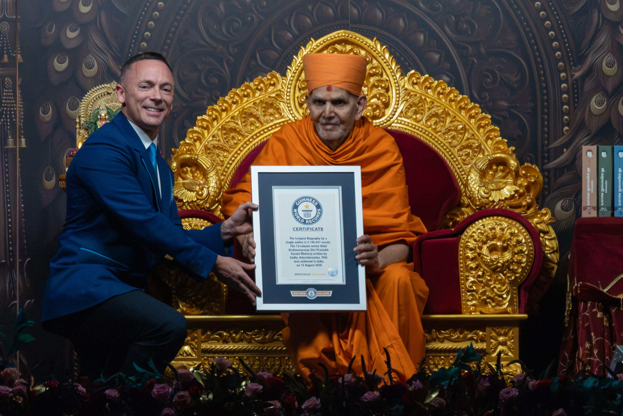 Guinness World Records recognises World’s Longest Biography by a Single Author