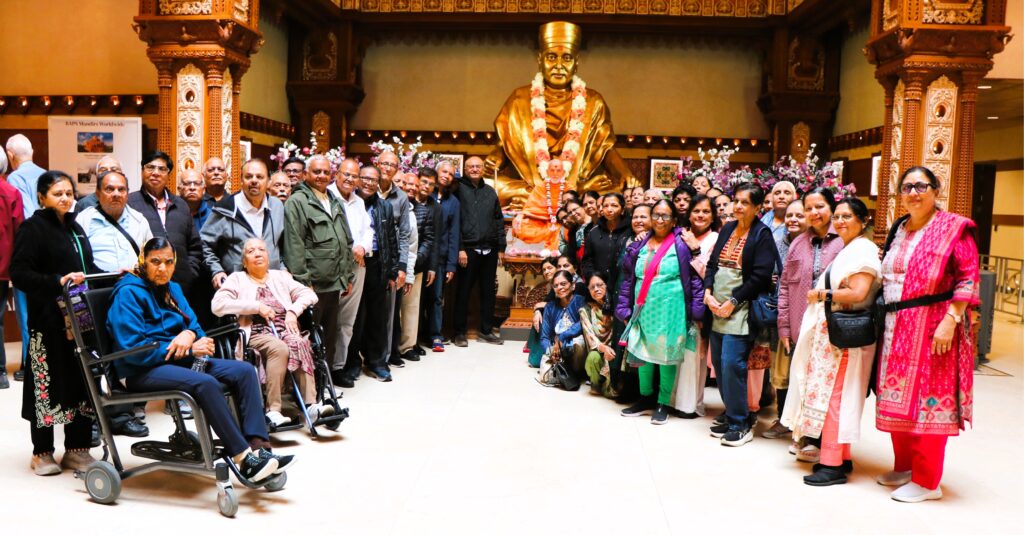 Bharatiya Seniors of Chicago Visit Akshardham, Vraj Mandir