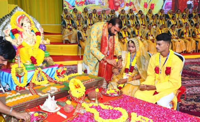 50 Couples Begin a New Chapter at 47th Mass Wedding in Udaipur